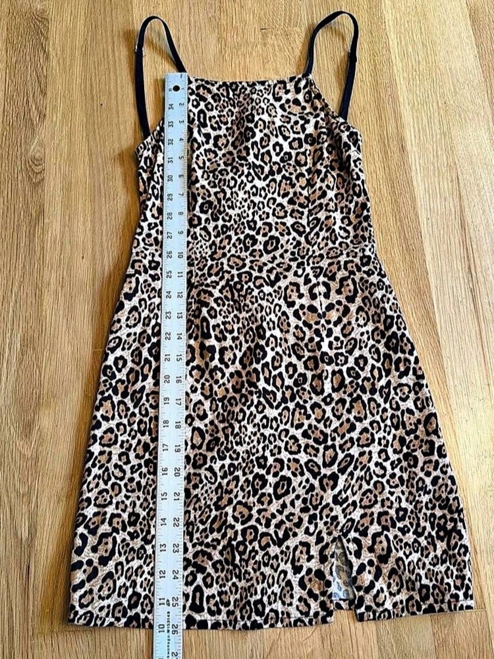 Urban Outfitters UO Leopard Print Tie-Back Mini Dress XS